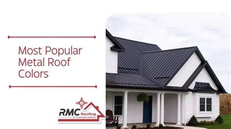 house metal roof color|most popular metal roof colors.